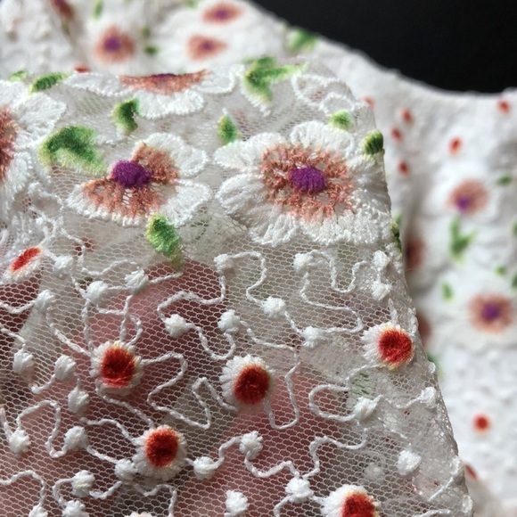 Dress The Population Wren Tie Shoulder Floral High Low Hem - Picture 12 of 13